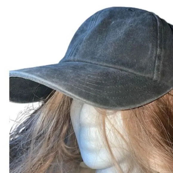 AMERICAN NEEDLE BLANK
“ELSTON WASHED”RAGLAN HAT IN WASHED BLACK SIZE ONE SIZE - Picture 6 of 11